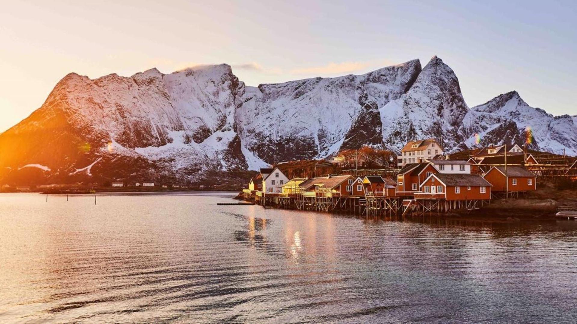 Sund  Fjordview Ryten 2 Retreat מראה חיצוני תמונה